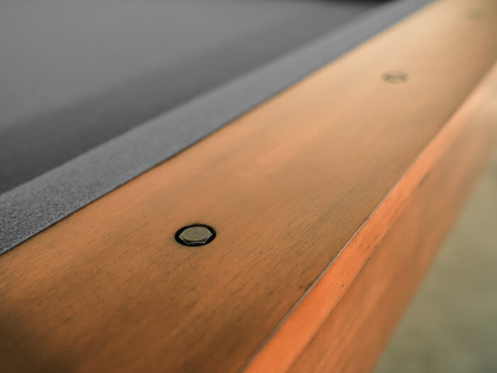 Nixon Presli 7' Slate Pool Table in Native Acacia Finish w/ Dining Top Option - Image 10