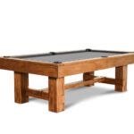Nixon Presli 7' Slate Pool Table in Native Acacia Finish w/ Dining Top Option