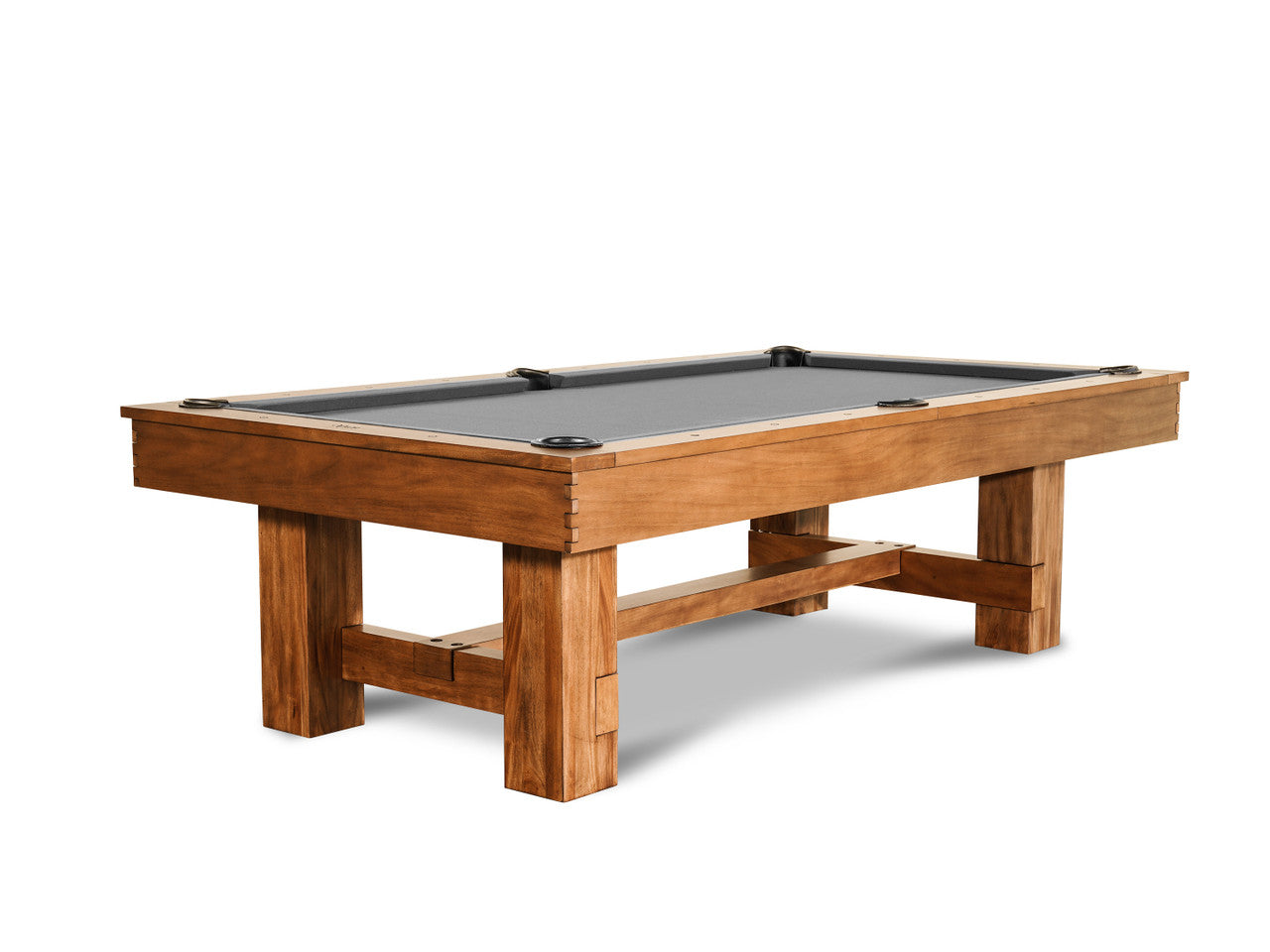 Nixon_Billiards_Presli_Natural_Acacia_Pool_Table_1__97394 Nixon Presli 7' Slate Pool Table in Native Acacia Finish w/ Dining Top Option - Image 1