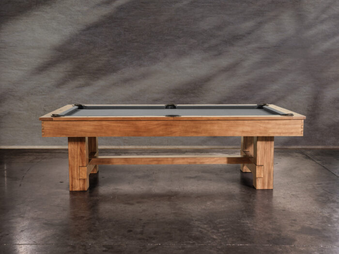 Nixon Presli 7' Slate Pool Table in Native Acacia Finish w/ Dining Top Option - Image 4