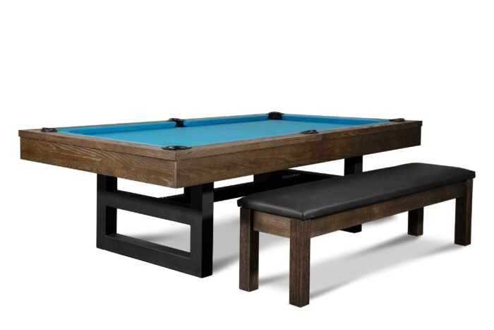 Nixon Mckay Slate Pool Table 8' Slate Pool Table in Brownwash Finish - Image 4