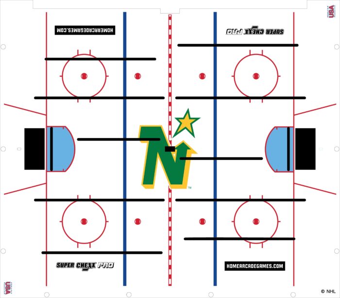 North Stars NHL Super Chexx Pro Bubble Hockey - Image 3