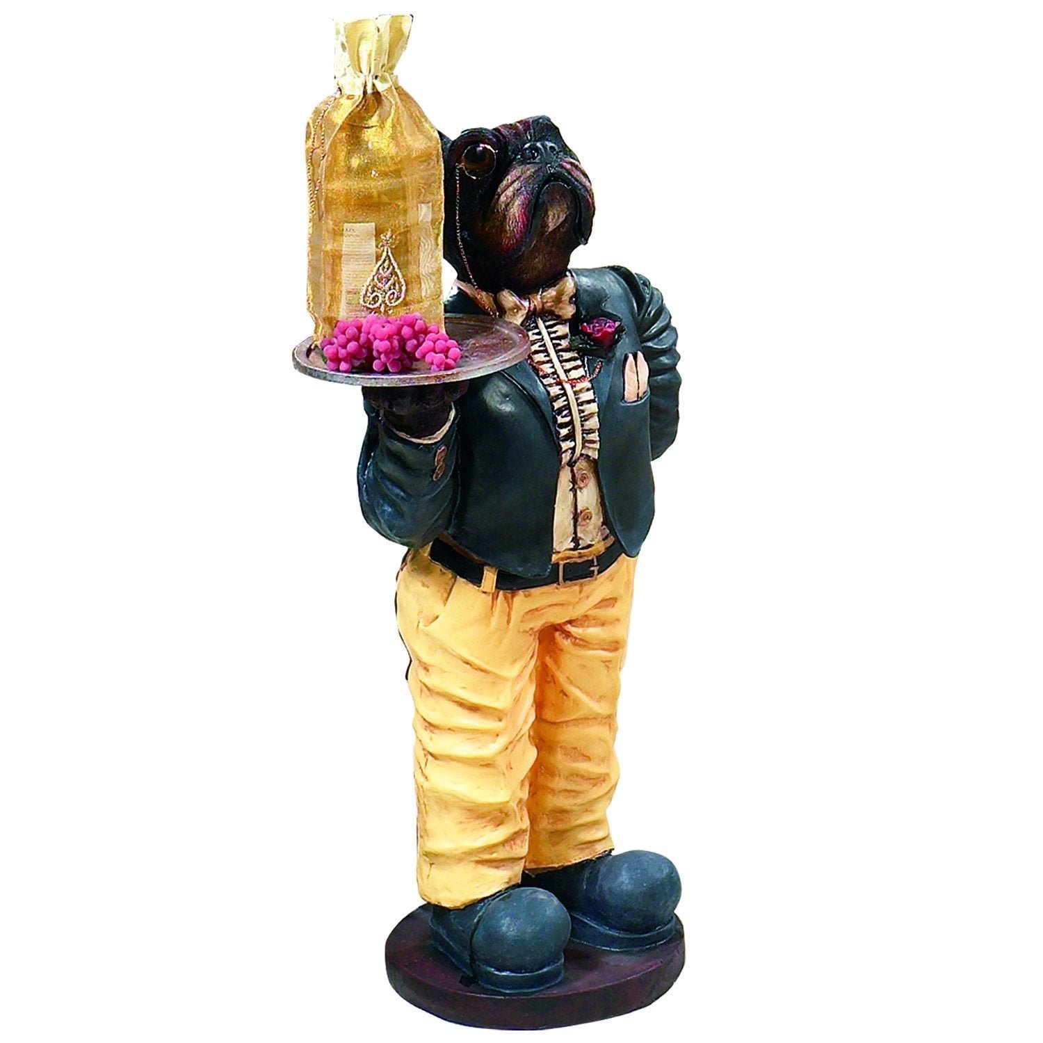 ODR155 RAM Game Room Outdoor Dog Waiter - 40"H Figurine - Image 1