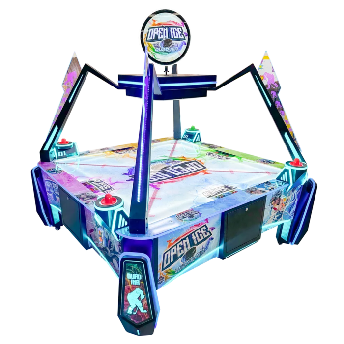 Zoom Studios Open Ice Four Player Redemption Quad Air Hockey - Image 2