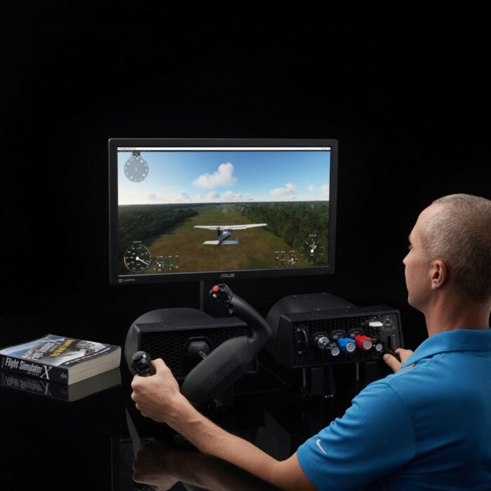 Honeycomb Alpha Flight Simulator Yoke and Bravo Throttle - Image 2