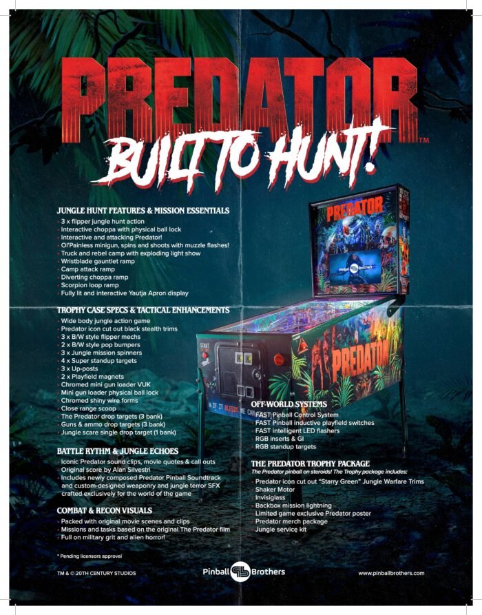 Predator Pinball Stealth Edition - Deposit - Image 4