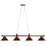 RAM Game Room 78" 4 LT Billiard Light - Chestnut - Image 2