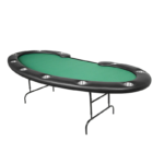 BBO Prestige Poker Table – Foldable 10 Player w/ Dealer Spot
