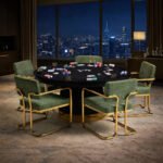 Ram Game Room Prohibition Series 60" Poker-Black - Image 2