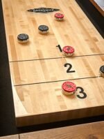 Brunswick Parsons 12ft Shuffleboard Table -  Natural Dry Oak - Image 2