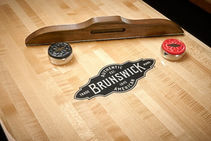 Brunswick Parsons 14ft Shuffleboard Table -  Natural Dry Oak - Image 3