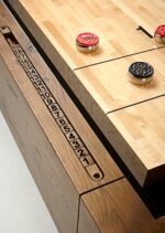 Brunswick Parsons 12ft Shuffleboard Table -  Natural Dry Oak - Image 4