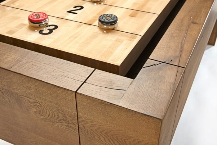 Brunswick Parsons 14ft Shuffleboard Table -  Natural Dry Oak - Image 5