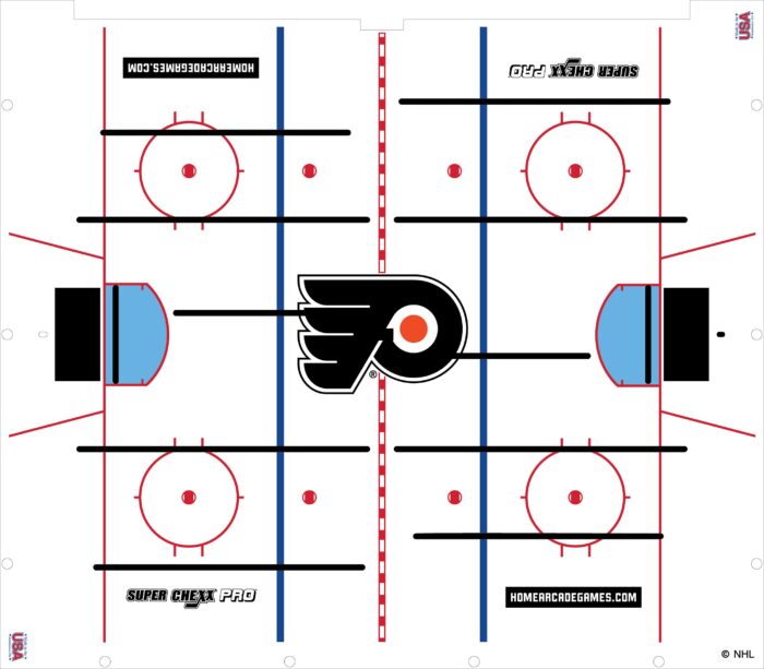 Philadelphia Flyers NHL Super Chexx Pro Bubble Hockey - Image 3