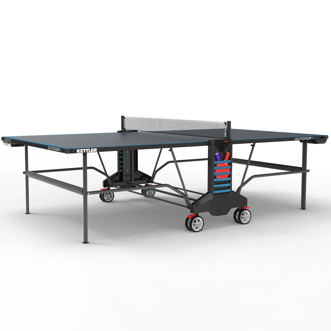 PlayPositionSquare_4dffbca8-2b18-483e-9d0e-4e2b389105c8 Kettler Outdoor 6 Tennis Table 4-Player Bundle - Image 1