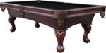 Playcraft Charles River 8' Slate Pool Table in Espresso w/ Leather Drop Pockets