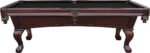 Playcraft Charles River 8' Slate Pool Table in Espresso w/ Leather Drop Pockets - Image 2