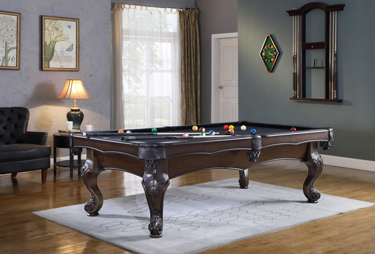 Playcraft_Wheaton_8_Slate_Pool_Table_on_GameWorldPlanet Playcraft Wheaton 8' Slate Pool Table - Image 1