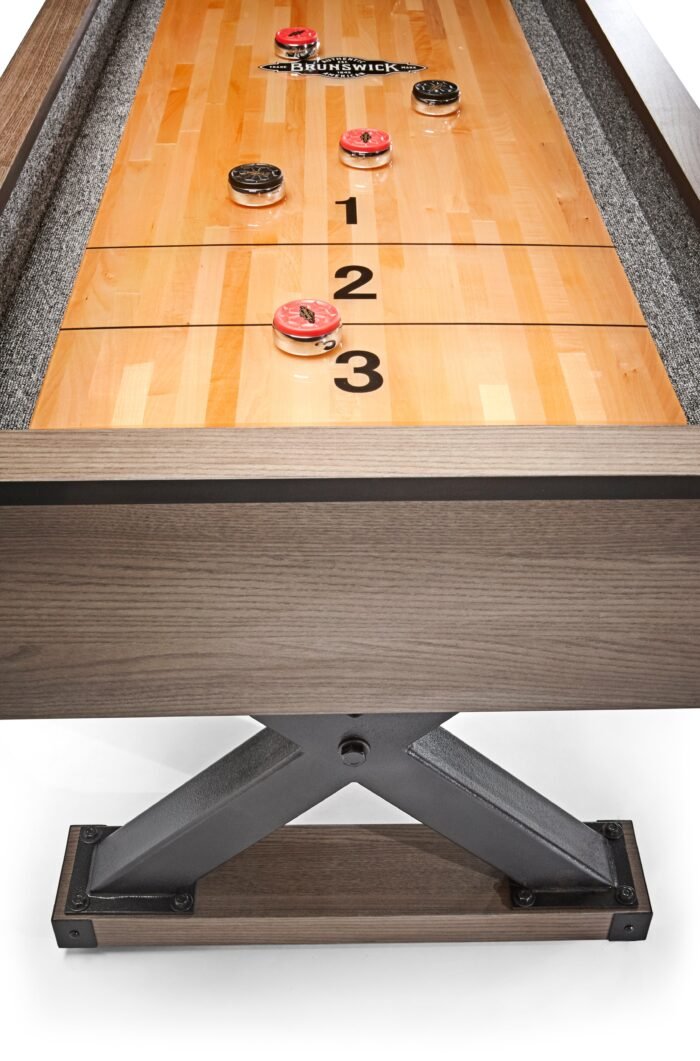 Brunswick Premier 12ft Shuffleboard Table -  Weathered Oak - Image 5