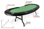 BBO Prestige Poker Table – Foldable 10 Player w/ Dealer Spot - Image 6