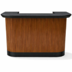 RAM Game Room Prohibition 60" Cocktail Bar in Matte Walnut/Black