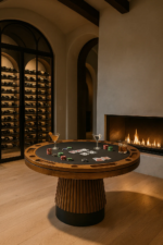 RAM Game Room Prohibition 48" 2 in 1 Poker Table - Walnut - Image 5