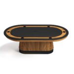 RAM Game Room PRO60TBL-W Poker Table - Walnut