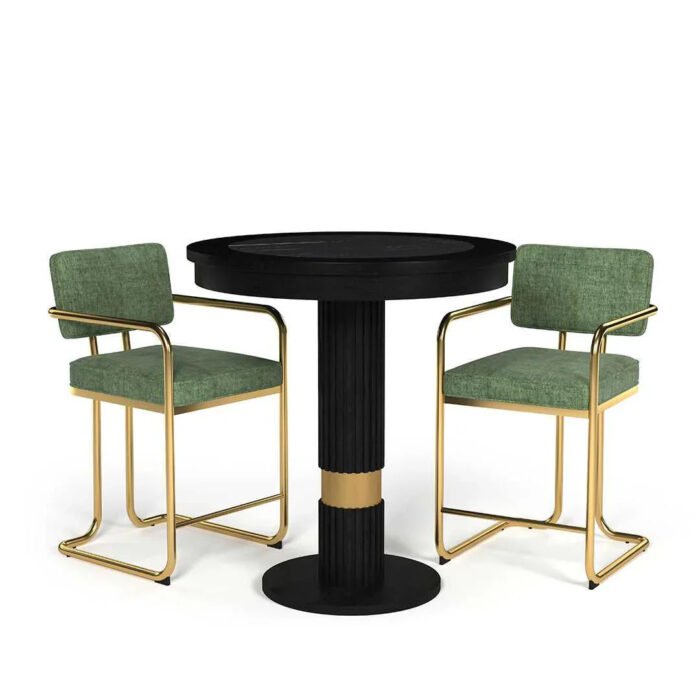 Ram Game Room Prohibition Series Pub Table-Black - Image 3