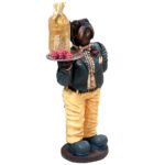 RAM Game Room 40" H Dog Waiter Statue