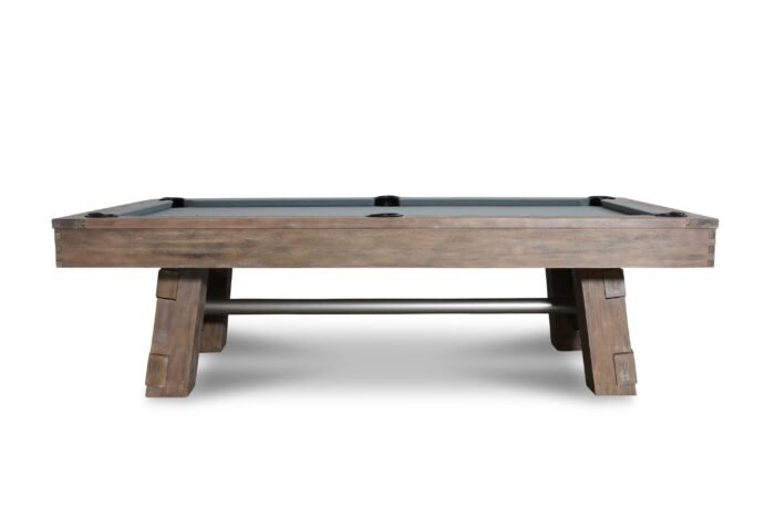 Nixon Georgia 7' Slate Pool Table in Weathered Natural Finish w/ Dining Top Option - Image 2