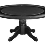 RAM Game Room GTBL60 BLK 60" 2-in-1 Poker Table