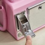 Ryan Bros. American Retro 1950's Payphone with Coin Bank - Pink - Image 8