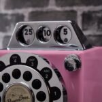 Ryan Bros. American Retro 1950's Payphone with Coin Bank - Pink - Image 12