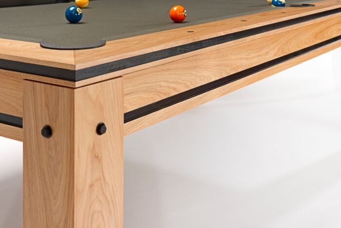 Brunswick Hickory 8ft American Pool Table - Natural Hickory - Image 2
