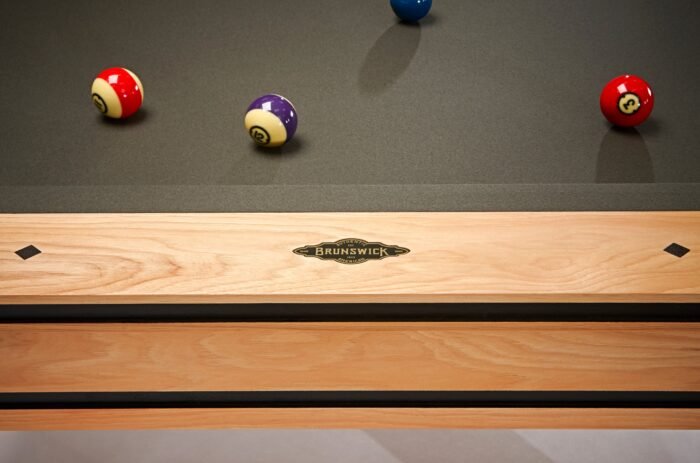 Brunswick Hickory 8ft American Pool Table - Natural Hickory - Image 4