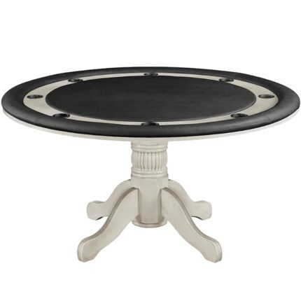 Ram Game Room 60" 2 In 1 Game Table - Antique White