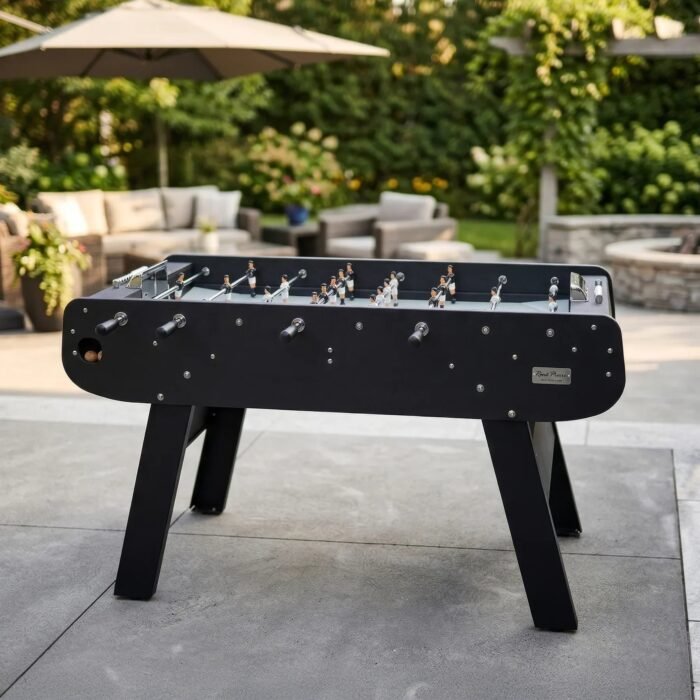 Rene Pierre Black Noir Tahiti Outdoor Weatherproof Foosball Table - Image 2
