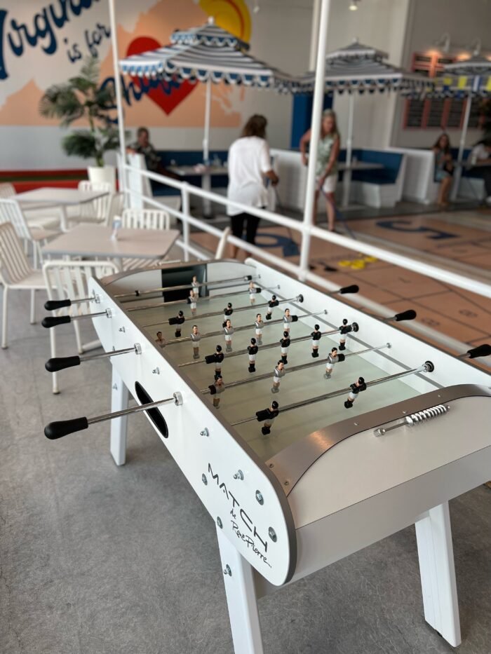 Rene Pierre Match Foosball Table in White - Image 5