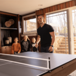 Freetime Fun The Rockford 7' Multi-Game Table in Rustic Oak with Grey Felt - Image 7