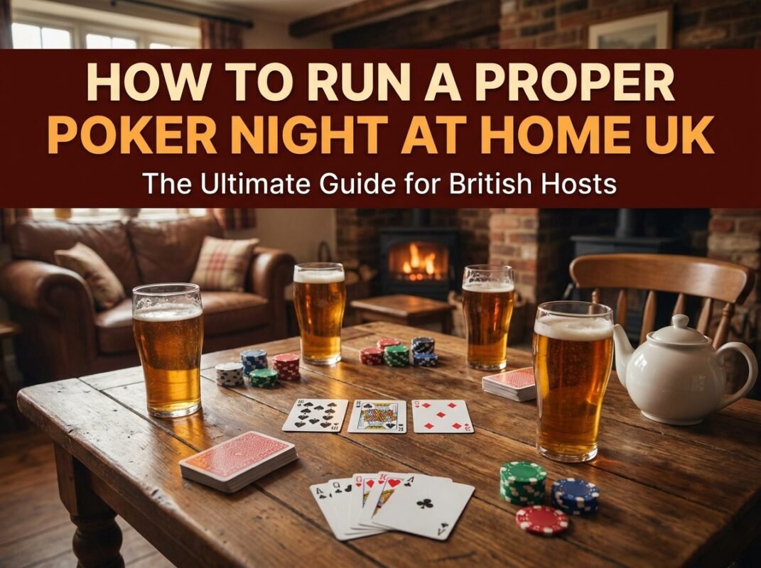 How to Run a Proper Poker Night at Home UK
