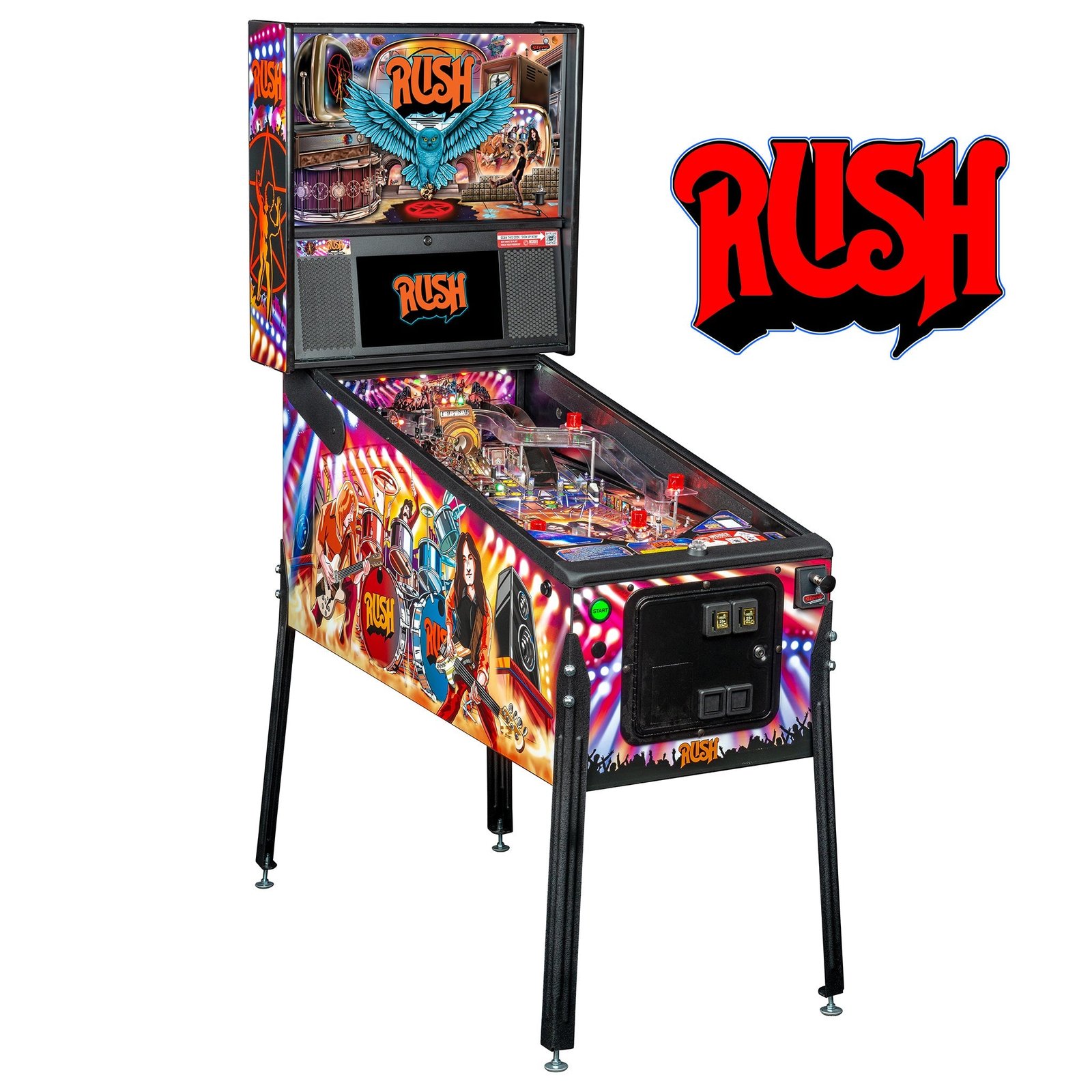 RushPinballcabinetRF Rush Pinball - Image 1