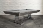 Nixon Birdy 8' Slate Pool Table in Grayson Grey Finish w/ Dining Top Option - Image 3