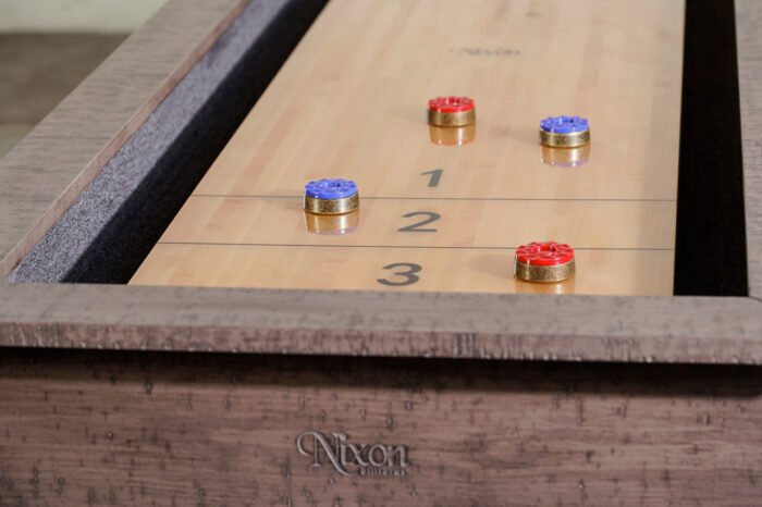 Nixon Hunter 12' Shuffleboard Table in Antique Finish - Image 8