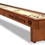 Holland Bar Stool Columbus Blue Jackets 12' Shuffleboard Table