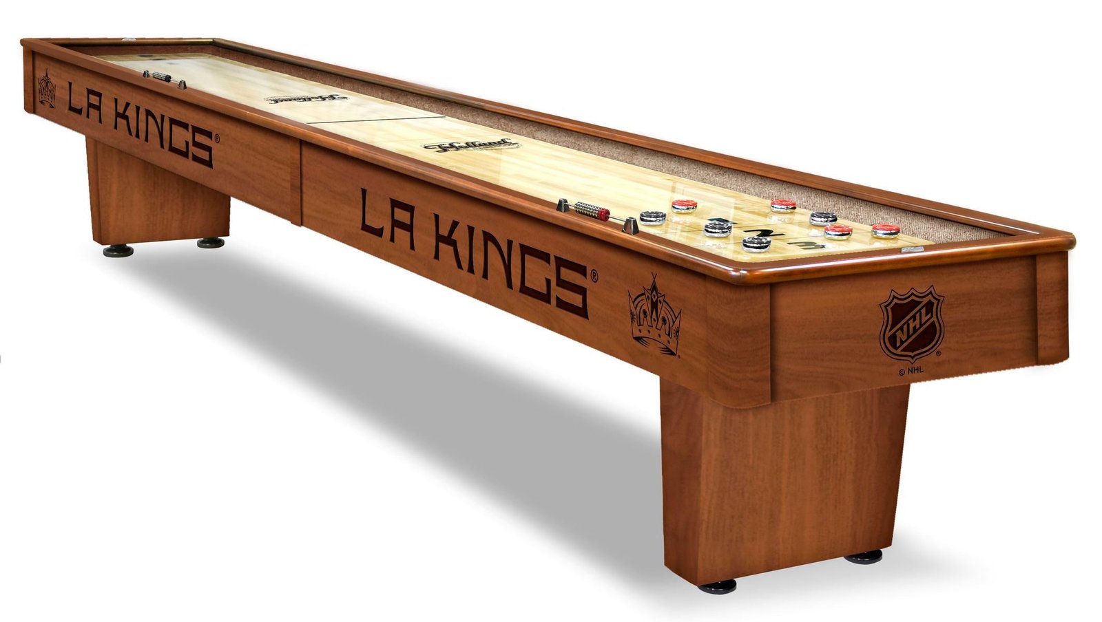 SBChrdLAKing Holland Bar Stool Los Angeles Kings 12' Shuffleboard Table - Image 1