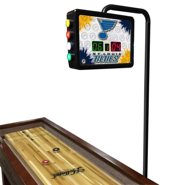 Holland Bar Stool St Louis Blues 12' Shuffleboard Table - Image 2