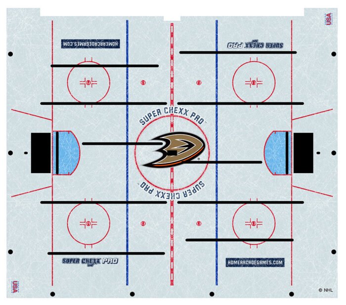 Anaheim Ducks NHL Super Chexx Pro Bubble Hockey - Image 4