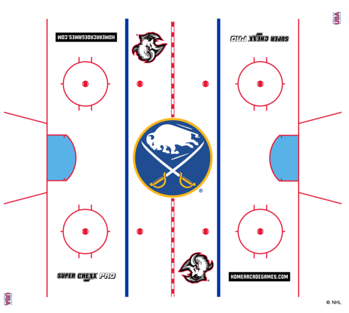 Buffalo Sabres (Goat Head) Special Edition Super Chexx Pro Bubble Hockey - Image 3