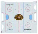 100 Year Anniversary Boston Bruins NHL Super Chexx Pro Bubble Hockey - Image 2