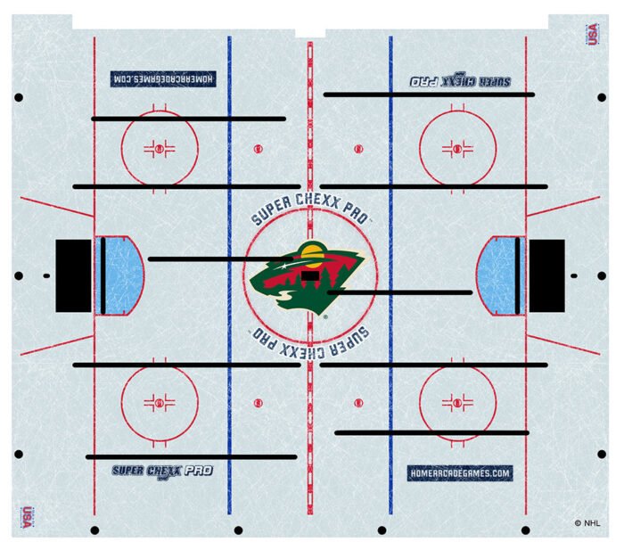 Minnesota Wild NHL Super Chexx Pro Bubble Hockey - Image 4